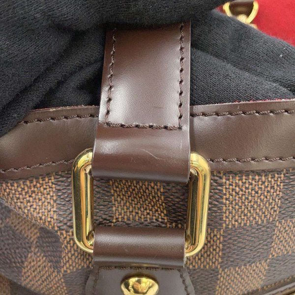 9396418 11 Louis Vuitton Hampstead PM Tote Bag Damier Ebene Brown