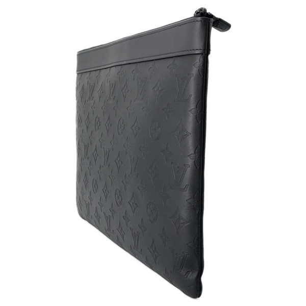 9397392 02 Louis Vuitton Clutch Bag Monogram Shadow Pochette Apollo M62903 Black