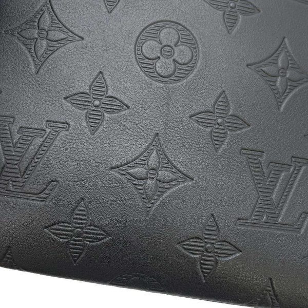 9397392 09 Louis Vuitton Clutch Bag Monogram Shadow Pochette Apollo M62903 Black