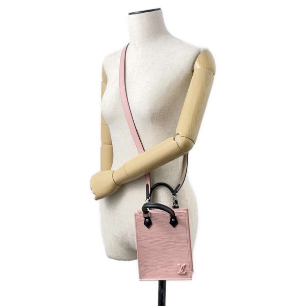 9397408 06 Louis Vuitton Handbag Epi Petite Sac Plat 2way Shoulder Bag Pink