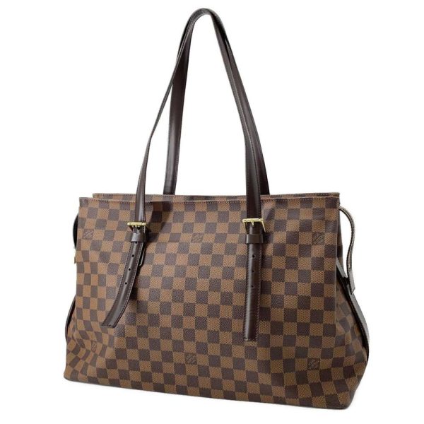 9397415 01 Louis Vuitton Chelsea Shoulder Bag Damier Ebene Brown