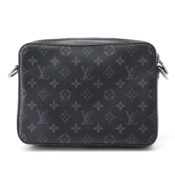 9397637 03 Louis Vuitton Trio Messenger Shoulder Bag Monogram Eclipse Black