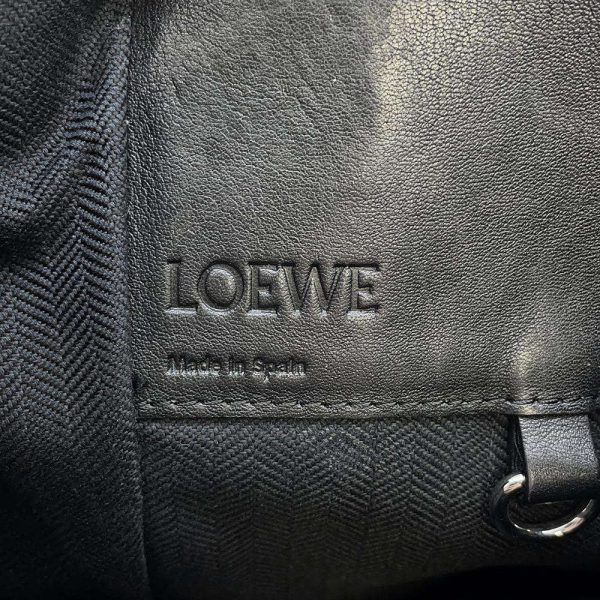 9397798 16 LOEWE Hammock Medium Calf Handbag Black