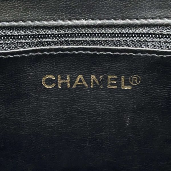 9398047 18 Chanel Vanity Bag Matelasse Bicolore Lambskin Black