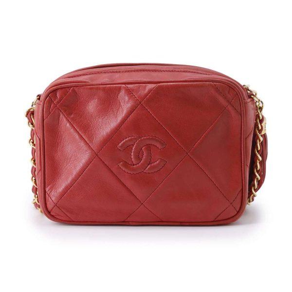 9398078 03 CHANEL Chain Shoulder Bag Matelasse CocoMark Lambskin