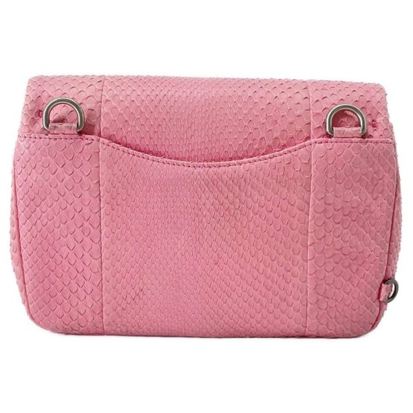 9398818 03 Chanel Python Shoulder Bag Pink