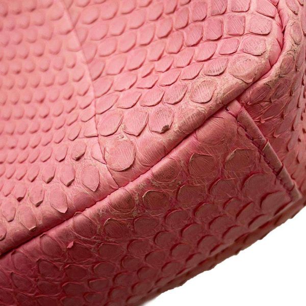 9398818 11 Chanel Python Shoulder Bag Pink