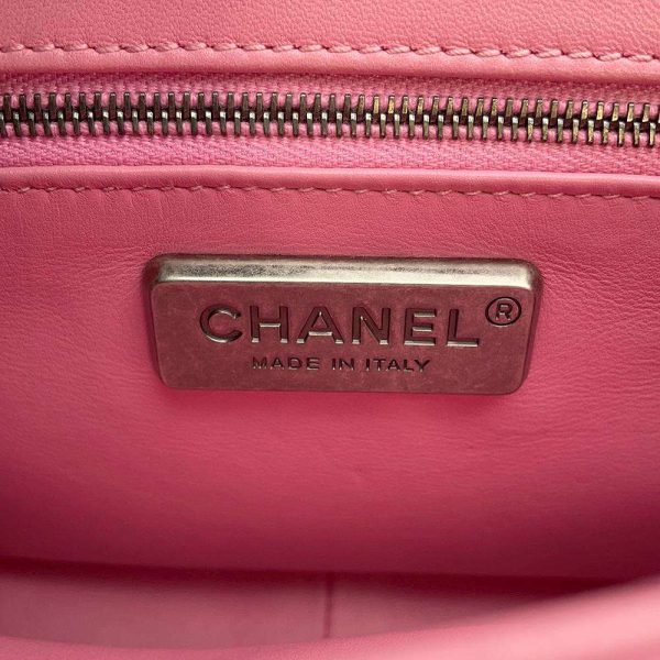 9398818 15 Chanel Python Shoulder Bag Pink