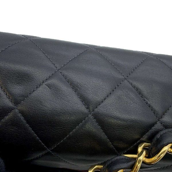 9398856 09 Chanel Chain Bag Big Matelasse Coco Mark W Chain Shoulder Black