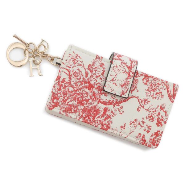 9398948 01 Christian Dior Card Case Floral Wallet Floral Pattern