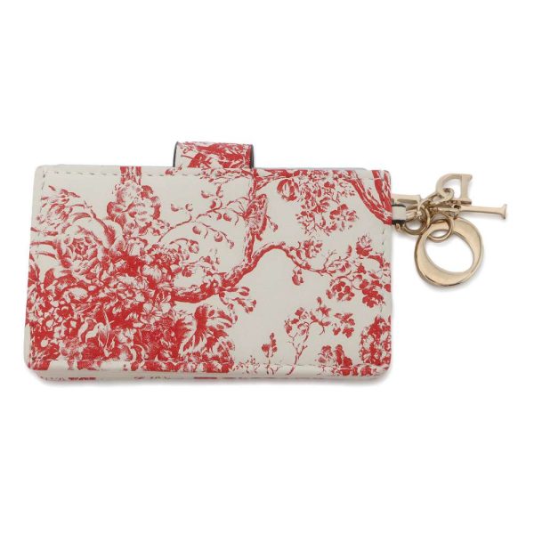 9398948 03 Christian Dior Card Case Floral Wallet Floral Pattern