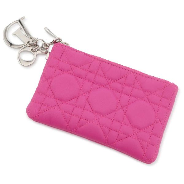 9398962 01 Christian Dior Coin Case Dior Cannage Lambskin Wallet Pouch