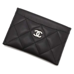 9398993 01 Chanel Camellia Chain Shoulder Bag Black