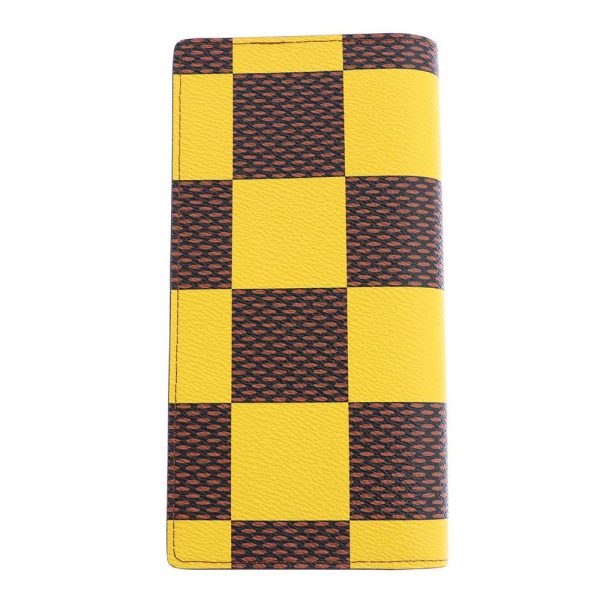 9403055 03 Louis Vuitton Long Portefeuille Brazza NM Yellow Wallet