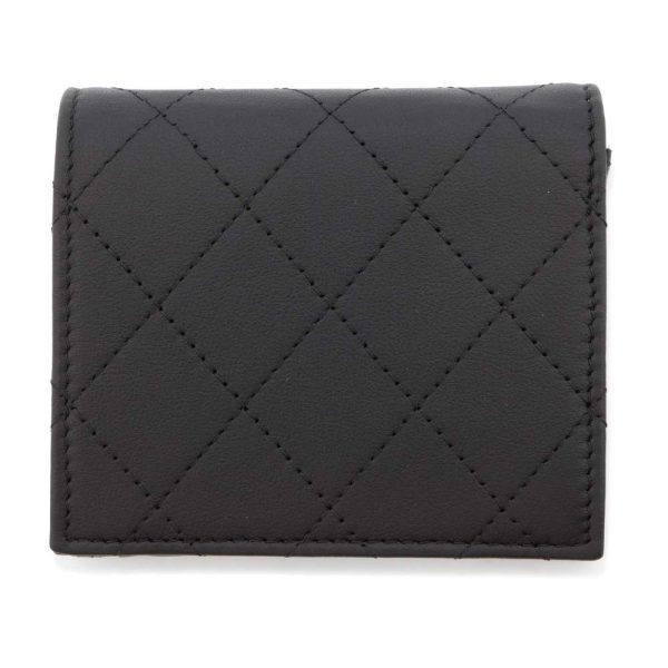 9408937 03 CHANEL CocoMark Matelasse Small Wallet Black