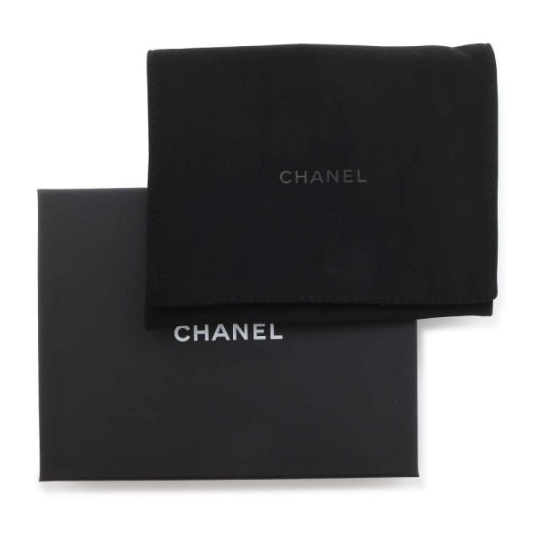 9408937 09 CHANEL CocoMark Matelasse Small Wallet Black