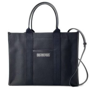 9416208 01 Celine Horizontal Hippo Triomphe Tote Bag Black