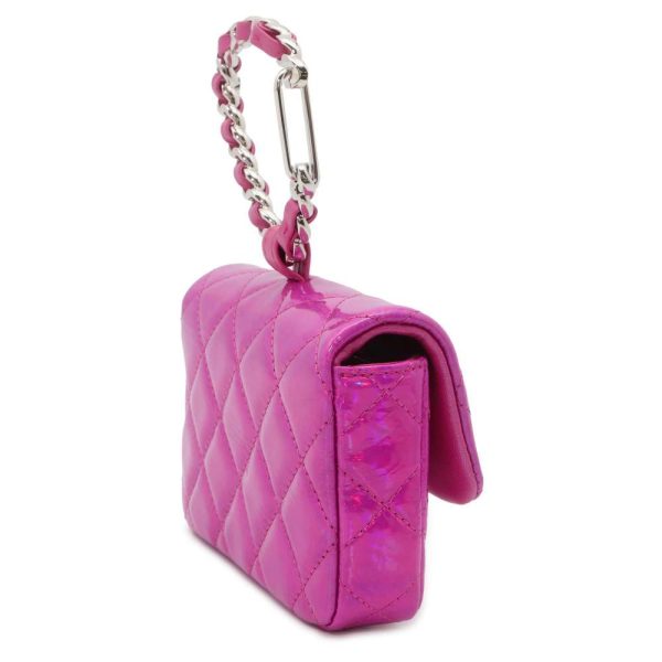 9417601 02 CHANEL Matelasse Cocomark Patent Accessory Case