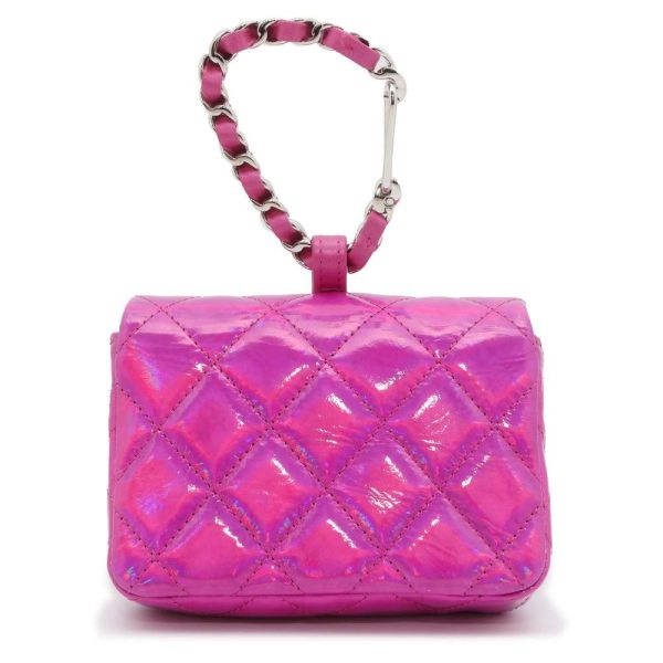 9417601 03 CHANEL Matelasse Cocomark Patent Accessory Case