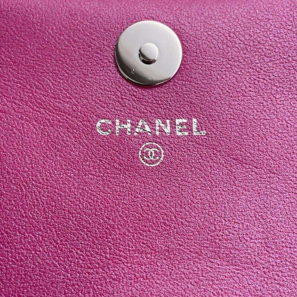 9417601 07 CHANEL Matelasse Cocomark Patent Accessory Case