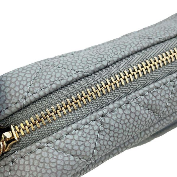 9419131 07 Chanel Chain Shoulder Bag Matelasse Soft Caviar Skin Black