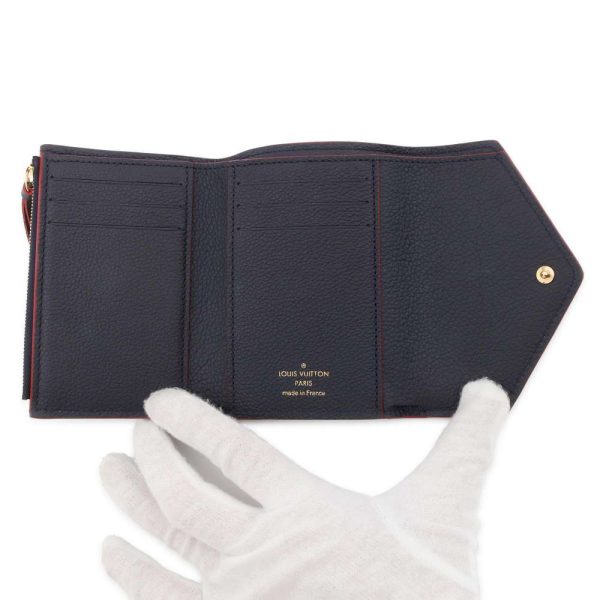 9423589 04 Louis Vuitton Portefeuille Victorine Trifold Wallet Empreinte Black