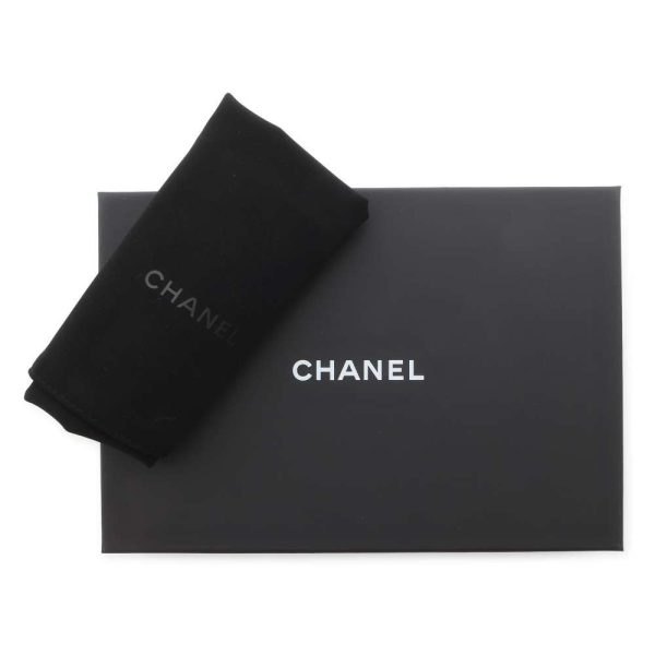 9425040 10 CHANEL Chain Wallet Matelasse Coco Mark Soft Caviar Skin Black