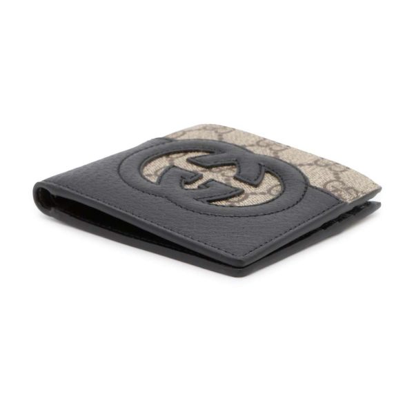 9427051 02 Gucci Wallet Cutout Interlocking GG Supreme Wallet