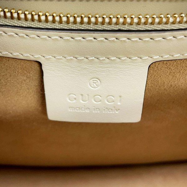 9427358 17 Gucci Sylvie Ribbon Small Handbag Web Flower White