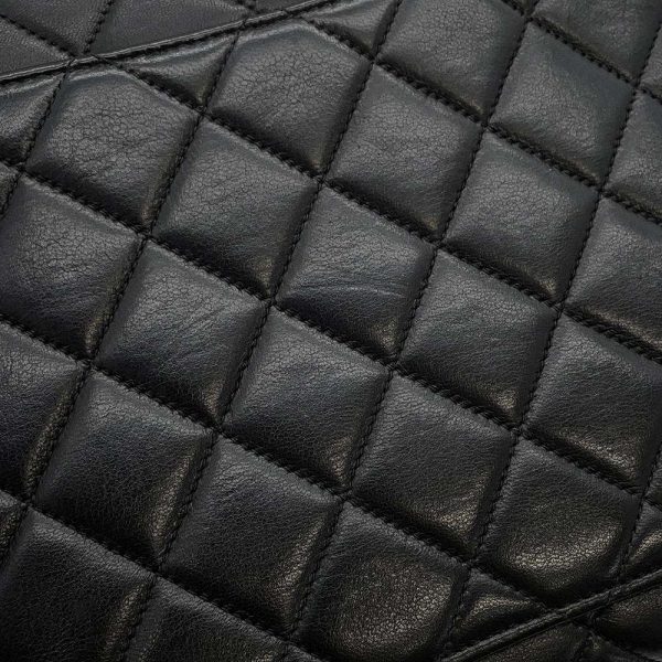 9428027 07 CHANEL Handbag Matelasse Coco Mark Lambskin Bag Black