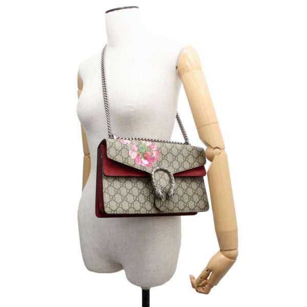 9428881 05 Gucci Dionysus GG Small Chain Shoulder Bag Beige