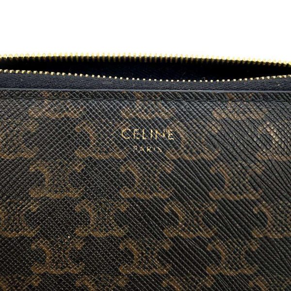 9429253 12 Celine long Triomphe large zip wallet round zipper