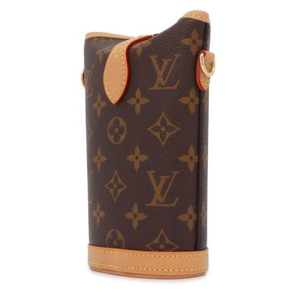 9429260 02 Louis Vuitton Fold Me Pouch Shoulder Bag Monogram Brown