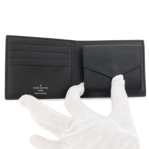 9429338 04 Louis Vuitton Portefeuil Marco NM Bifold Wallet Eclipse Black