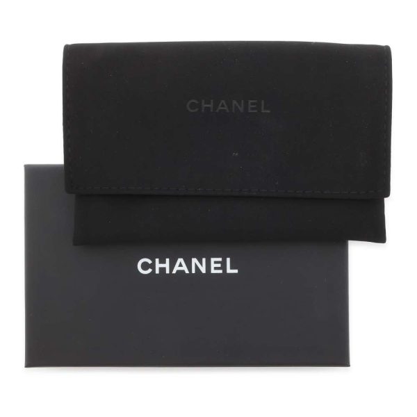 9430945 12 CHANEL Coin Case CocoMark Zip Coin Caviar Skin Wallet