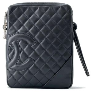 9431232 01 Chanel Matelasse Chain Rucksack Black