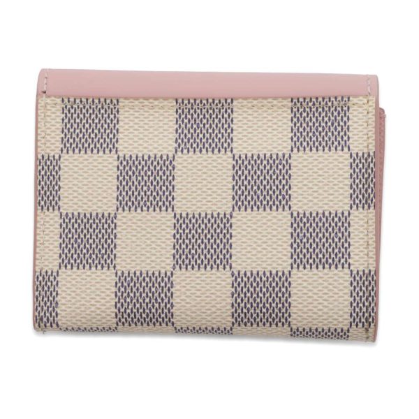 9432185 03 Louis Vuitton Portefeuille Zoé Trifold Wallet Damier Azur White