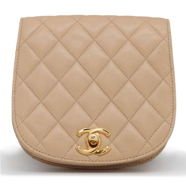 9432321 01 CHANEL Waist Bag Matelasse Coco Mark Lambskin Body Bag