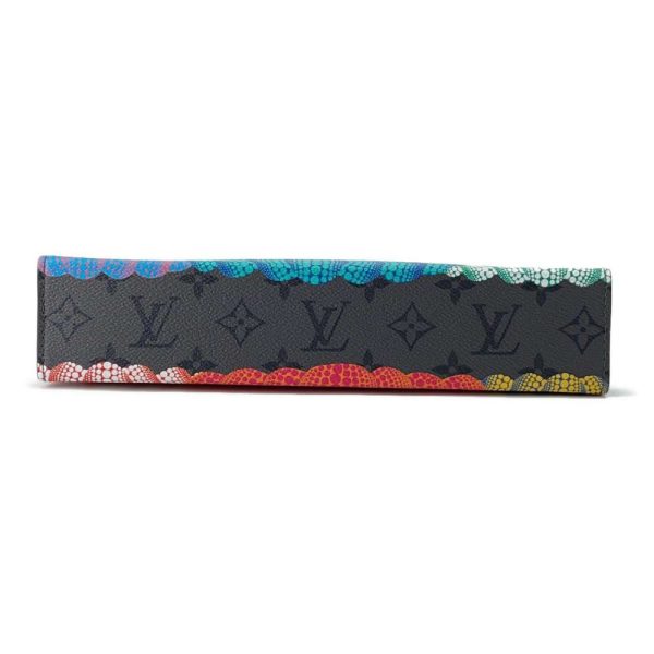 9434592 03 Louis Vuitton Clutch Eclipse Pochette Voyage M81973 Black