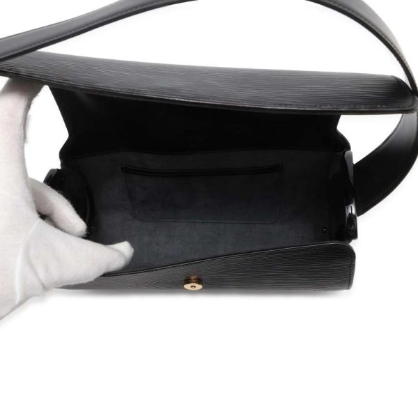 9437692 05 Louis Vuitton Nocturne PM Shoulder Bag Epi Black