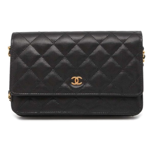 9441255 01 CHANEL Chain Wallet Matelasse Coco Mark Wallet Bag