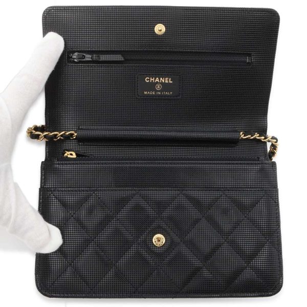 9441255 05 CHANEL Chain Wallet Matelasse Coco Mark Wallet Bag