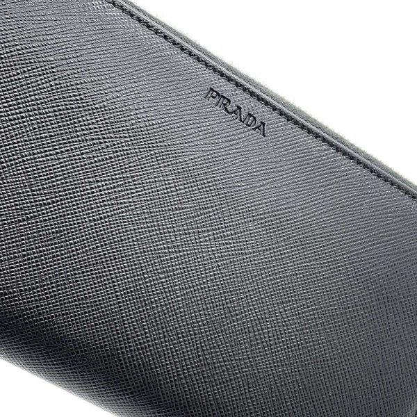 9441309 05 Prada Saffiano Long Wallet Black