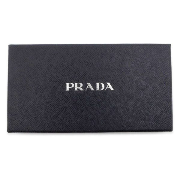 9441309 11 Prada Saffiano Long Wallet Black