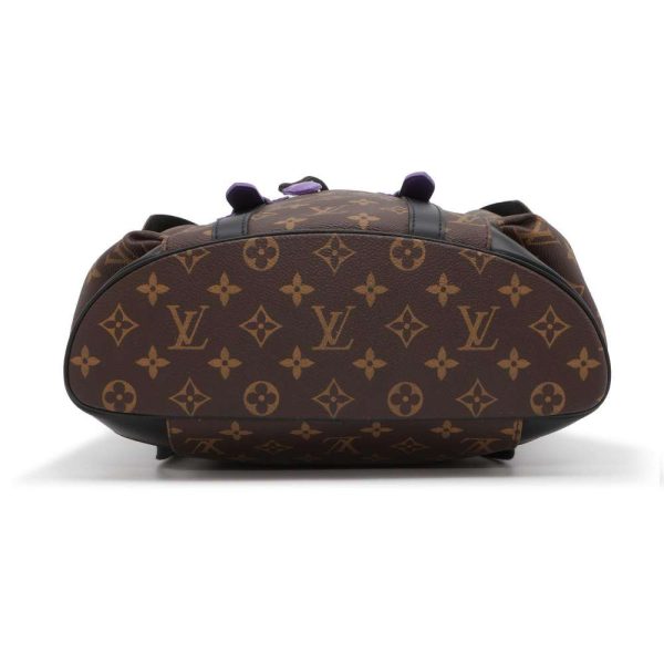 9441392 03 Louis Vuitton Christopher PM Backpack Monogram Macassar Black