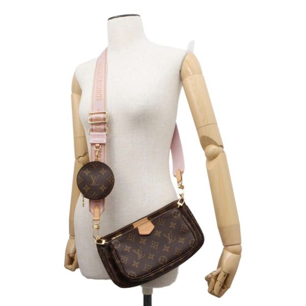 9443136 04 Louis Vuitton Multi Pochette Accessoire Shoulder Bag Monogram Brown