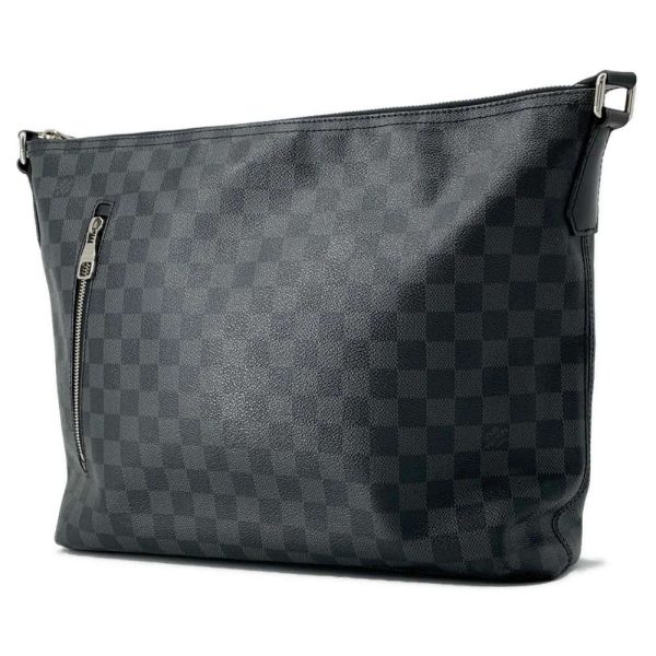 9444737 02 Louis Vuitton Mic MM Shoulder Bag Damier Graphite Black