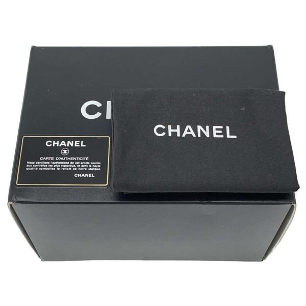 9452671 11 CHANEL CocoMark Caviar Skin Vanity Bag Pouch Case Black