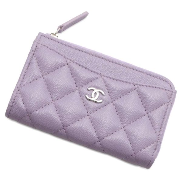 9454606 01 CHANEL Case Matelasse Cocomark Caviar Skin Case Card Case