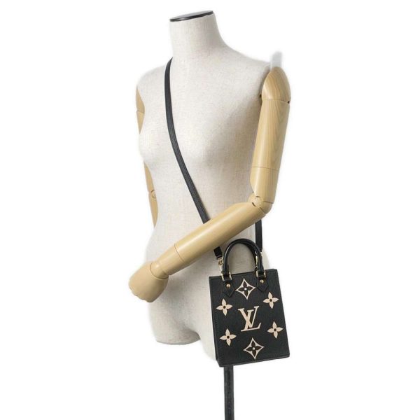 9455450 05 Louis Vuitton Shoulder Bag Empreinte Petite Sac Plat 2way Black